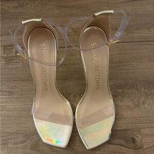 Stuart Weitzman Women's Gold Heels